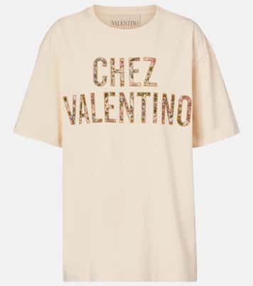 Chez Valentino cotton jersey T-shirt | Valentino