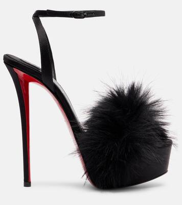 Patchoulina Alta 160 crêpe satin sandals | Christian Louboutin