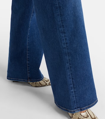 Le Slim high-rise wide-leg jeans | Frame