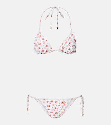 Floral triangle bikini | Dolce&Gabbana