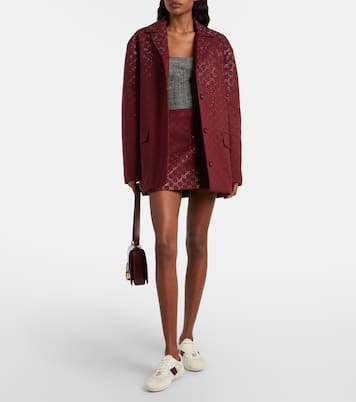 Sneakers Gucci Shift mit Veloursleder | Gucci