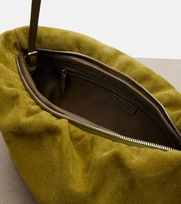 Bourse suede shoulder bag | The Row