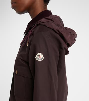 Aconitum cotton and linen-blend jacket | Moncler