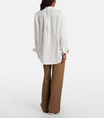 Pleated cotton wide-leg pants | Toteme