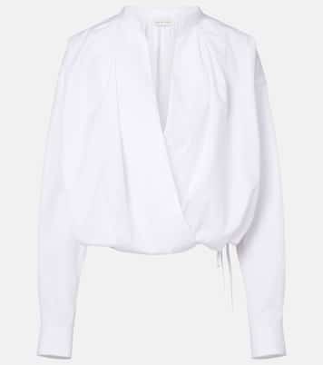 垂褶棉质女士上衣 | Dries Van Noten