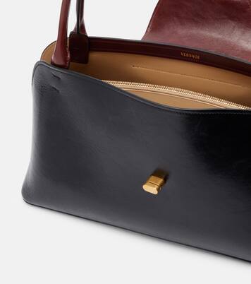 Vivienne Medium leather shoulder bag | Versace