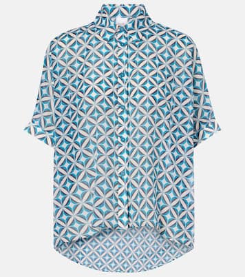 Ariete printed cotton and silk shirt | Max Mara
