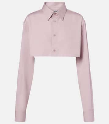 Cropped cotton shirt | Balenciaga