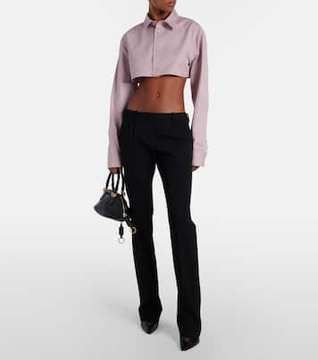 Cropped cotton shirt | Balenciaga