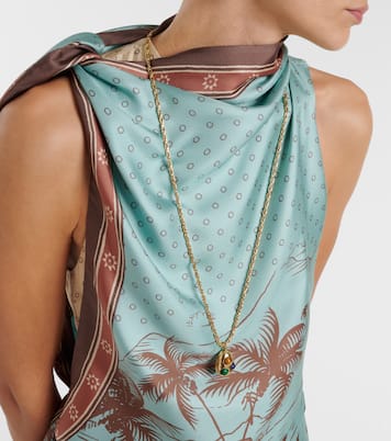 Jem Rainbow embellished pendant necklace | Alémais