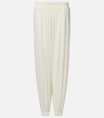 Silk-blend wide-leg pants | Alaïa