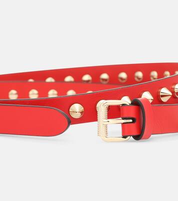 Loubispikes leather belt | Christian Louboutin