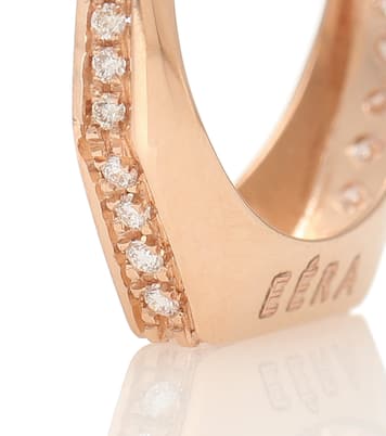 Boucle d'oreille Sabrina en or 18 ct et diamants | Eéra