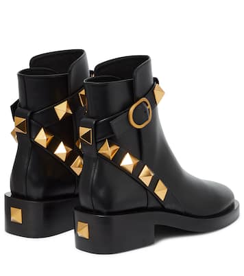 Ankle Boots Roman Stud aus Leder | Valentino Garavani