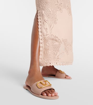 Sandali VLogo in pelle | Valentino Garavani