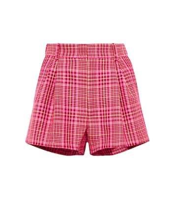 Shorts in misto lana a quadri | Area