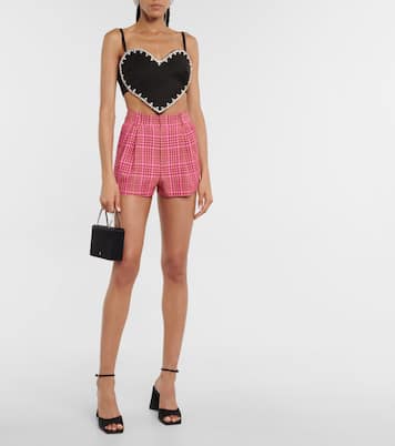 Shorts in misto lana a quadri | Area