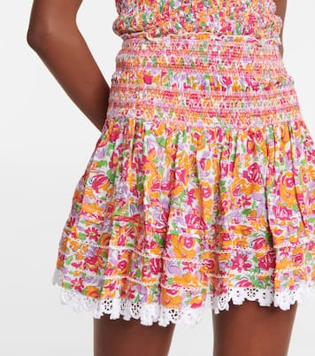Galia floral miniskirt | Poupette St Barth