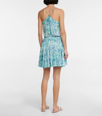 Laurie printed minidress | Poupette St Barth