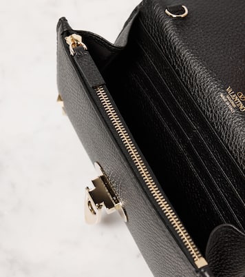 Rockstud leather wallet on chain | Valentino Garavani