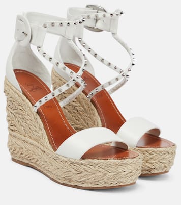 Chocazeppa leather wedge espadrilles | Christian Louboutin