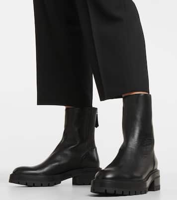Ankle Boots Saint Honoré aus Leder | Aquazzura