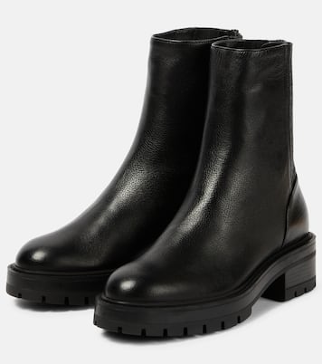 Ankle Boots Saint Honoré aus Leder | Aquazzura