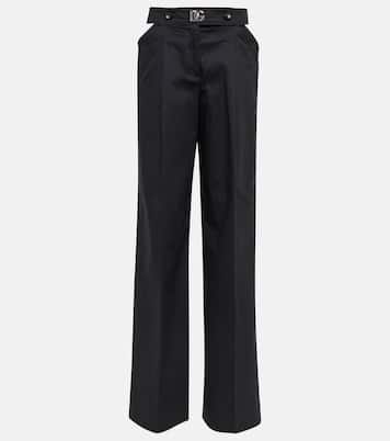 Mid-Rise-Hose mit geradem Bein | Dolce&Gabbana