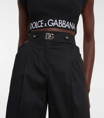 Mid-Rise-Hose mit geradem Bein | Dolce&Gabbana