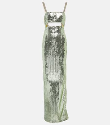 Rebecca sequin-embellished gown | Galvan