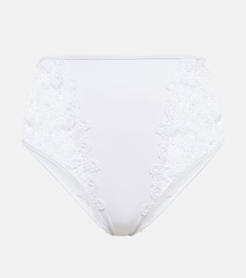 Slip bikini in pizzo con stampa | Giambattista Valli
