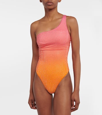 Crystal-embellished swimsuit | Self-Portrait