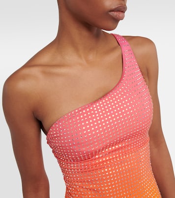Crystal-embellished swimsuit | Self-Portrait