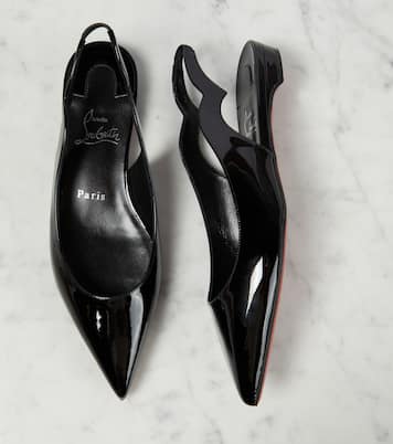 Ballerine Hot Chickita Sling in vernice | Christian Louboutin
