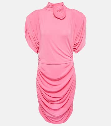 Vestido corto de jersey con aplique | Magda Butrym