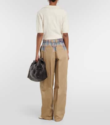 High-rise wide-leg pants | Maison Margiela