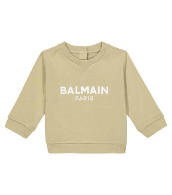 Bebé - sudadera en mezcla de algodón | Balmain Kids