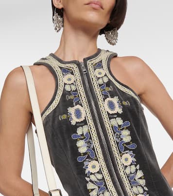 Robe Belila brodée en coton | Isabel Marant