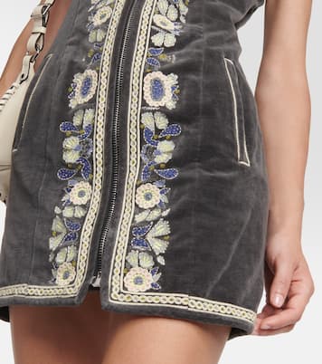 Robe Belila brodée en coton | Isabel Marant