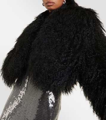 Shearling jacket | David Koma