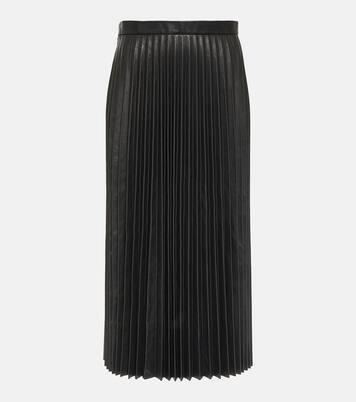 Jupe midi en cuir | Balenciaga