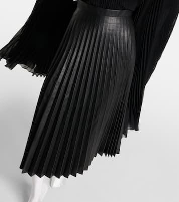 Jupe midi en cuir | Balenciaga