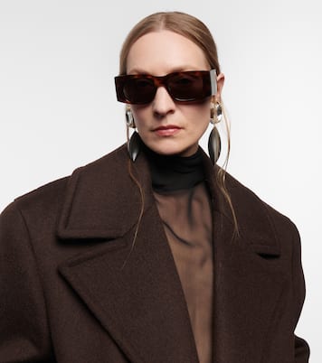 SL 654 rectangular sunglasses | Saint Laurent