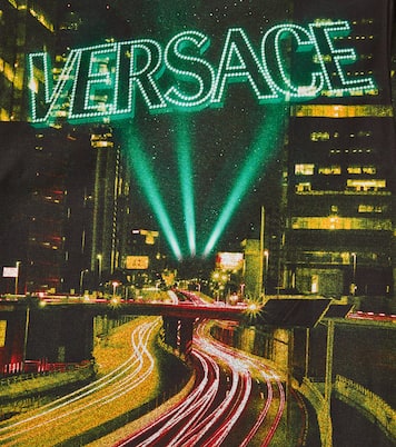 Camicia in cotone con stampa | Versace Kids
