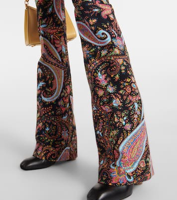 Jeans flared a vita alta con stampa | Etro