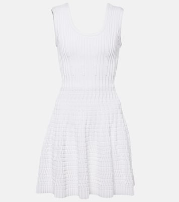 Minikleid aus Pointelle-Strick | Alaïa