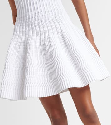 Minikleid aus Pointelle-Strick | Alaïa