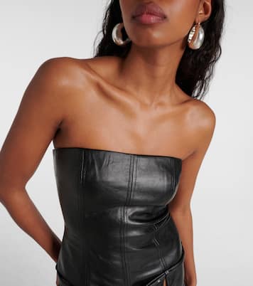 Maxikleid Saima aus Lederimitat | Aya Muse