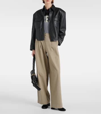 White Label - Pantaloni a gamba larga Helena in misto cotone | Proenza Schouler