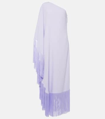 Spritz fringed crêpe cady gown | Taller Marmo